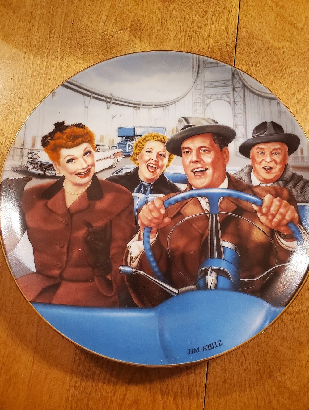 I Love Lucy California Here We Come Hamilton Plate